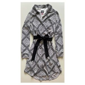 Vince Camuto black and white dress